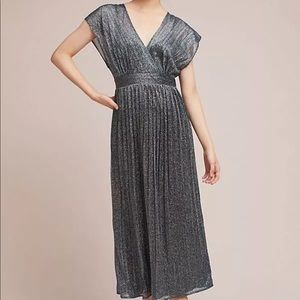 Anthropologie Moulinette Soeurs Pleated Wrap Dress